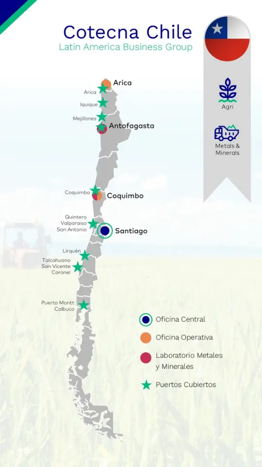 cotecna-chile-map
